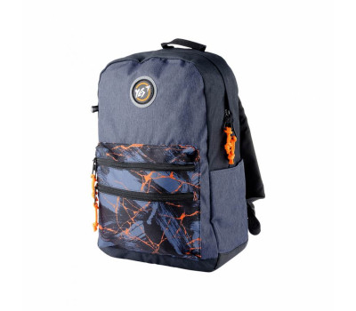 Рюкзак молодежный YES T-100  "Double" серый/черный