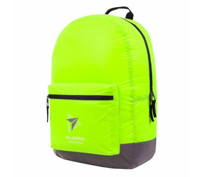 Рюкзак молодіжний YES R-03  "Ray Reflective" жовтий/сірий
