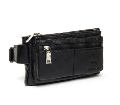 Сумка Чоловіча на пояс шкіра BRETTON 8786-1 black