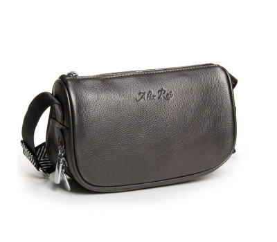 Сумка жіноча класична шкіра ALEX RAI 35-8786-9 silver-grey