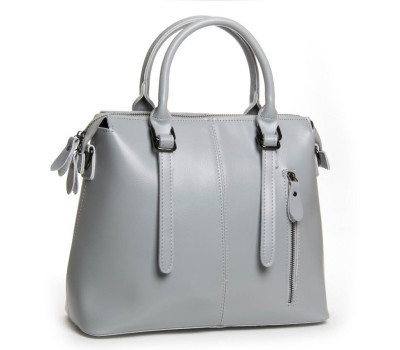 Сумка жіноча класична шкіра ALEX RAI 330 lighr-grey