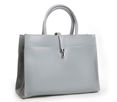 Сумка жіноча класична шкіра ALEX RAI 47-9383 light-grey