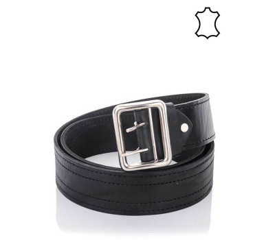 Шкіряний чоловічий ремінь чорний WeLassie