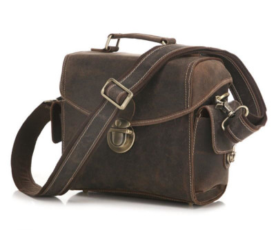 Шкіряна сумка для камери фотоапарата коричнева Bexhill bx3516
