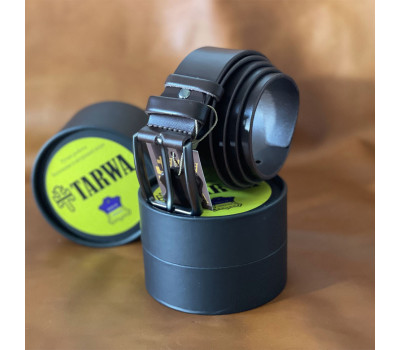 Кожаный ремень коричневый TARWA A14077-06 ширина 38мм