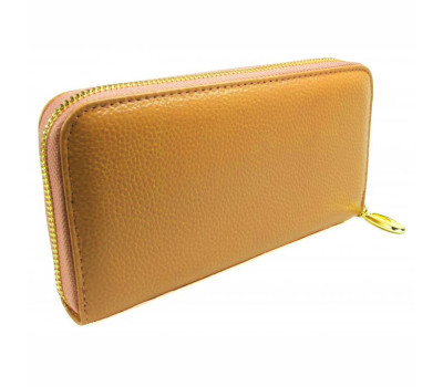 Жіночий шкіряний гаманець гірчичний Firenze 77960-1