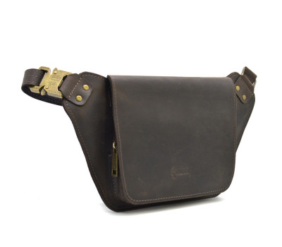 Шкіряна бананка напоясна сумка кінська шкіра RC-8127-3md TARWA