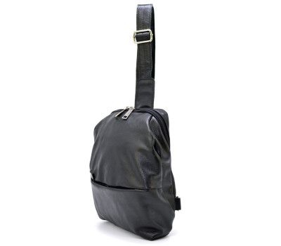 Чоловічий шкіряний слінг рюкзак через одне плече TARWA GA-1905-3md