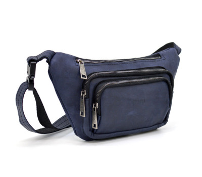 Напоясна сумка із синьої кінської шкіри RK-8179-3md бренду TARWA