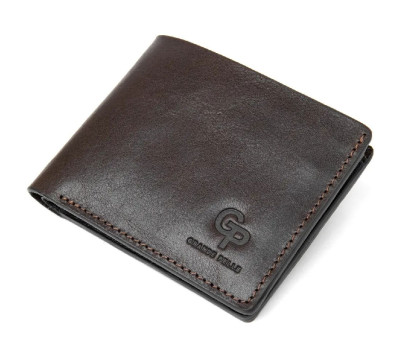 Портмоне небольшое кожаное Grande Pelle 506620 черный