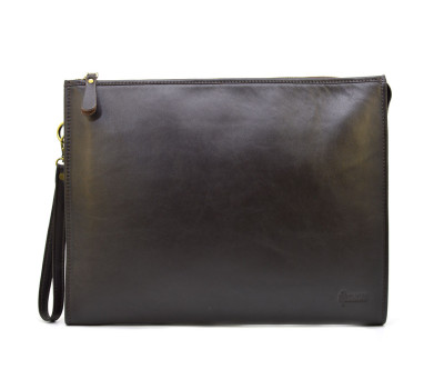 Шкіряна папка з ручкою для документів А4, коричнева GC-7161-4lx TARWA