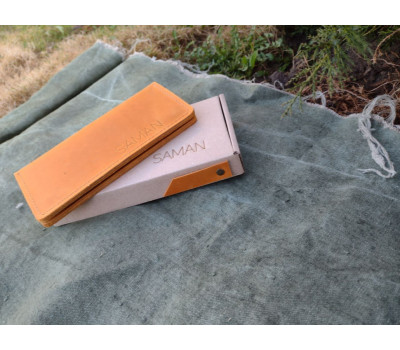 Портмоне мужское длинное винтажное SAMAN LW-sam-yel рыжее