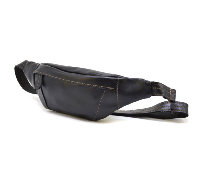 Напоясная кожаная сумка бананка LIMARY Lim-525GA кожа наппа