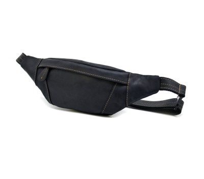 Напоясная кожаная сумка бананка LIMARY Lim-525RA лошадиная кожа