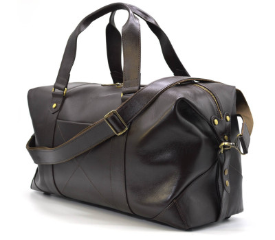 Шкіряна дорожня спортивна сумка (Баул) TARWA GC-0320-4lx