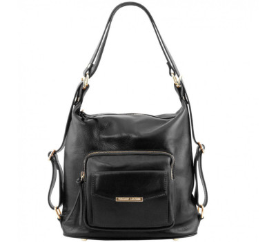 Жіноча шкіряна сумка-рюкзак 2 в 1 Tuscany TL141535
