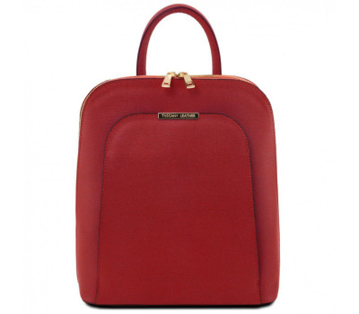 Жіночий рюкзак Шкіряний з сап'янової шкіри Tuscany TL141631