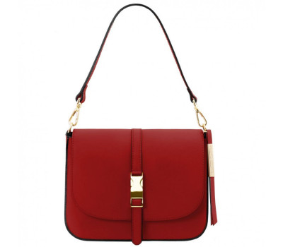 Шкіряна жіноча сумка на плече Tuscany TL141598 Nausica