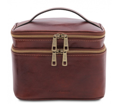 Шкіряний несесер косметичка Eliot Tuscany TL142045