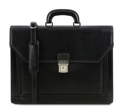Шкіряний чоловічий портфель на два відділення NAPOLI Tuscany Leather TL141348