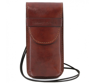 Ексклюзивний шкіряний футляр для окулярів/смартфонів Великий розмір TL141321