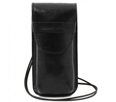 Ексклюзивний шкіряний футляр для окулярів / Смартфона великий розмір TL141321