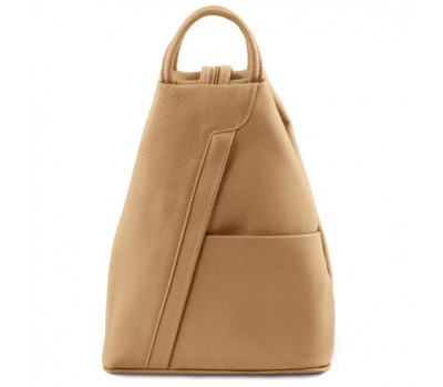 Кожаный мягкий итальянский рюкзак TL141881 Shanghai от Tuscany