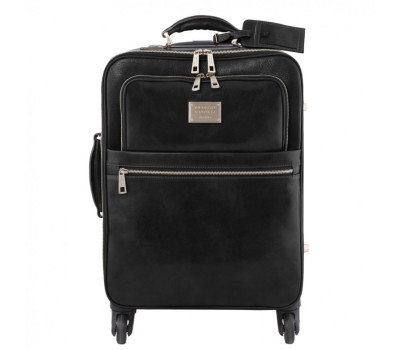 Дорожня шкіряна валіза на 4х колесах TL Voyager TL141911 Tuscany