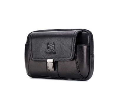 Напоясний сумка-чохол для смартфона YB043A Bull з натуральної шкіри