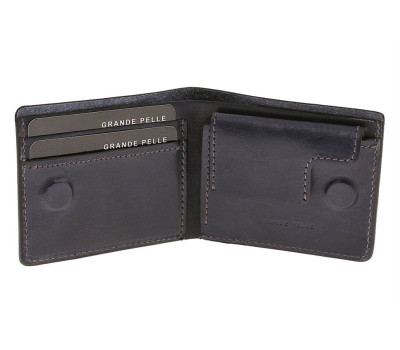 Портмоне Магніт, синій 505670 Grande Pelle