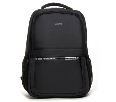 Рюкзак міський нейлон Lanpad 2237 black Podium