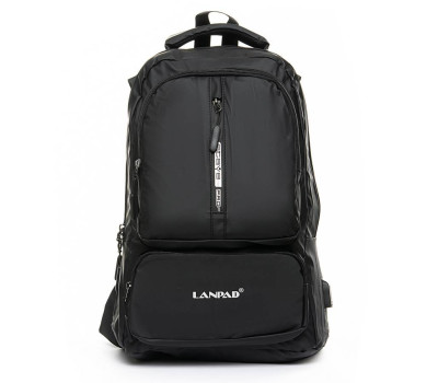 Рюкзак міський нейлон Lanpad 2218 black Podium