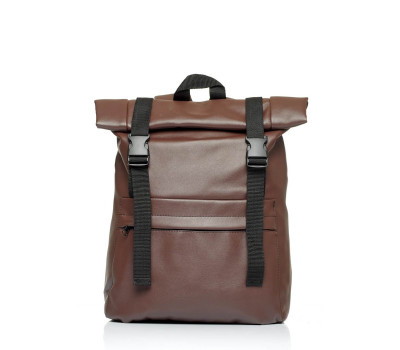 Рюкзак ролл Sambag унісекс RollTop Milton шоколадний