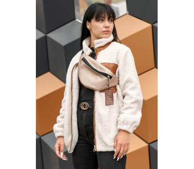 Поясна сумка бананка Sambag Soho BSH світло-рожевий