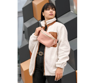 Поясна сумка бананка Sambag Tirso MSO пудра