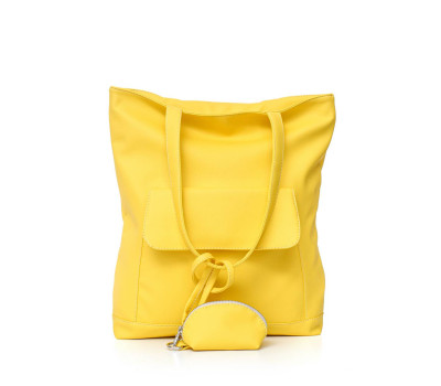 Женская сумка Sambag Шоппер Tote желтая