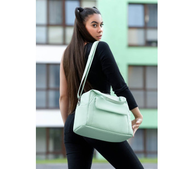 Жіноча спортивна сумка Sambag Vogue BKS м'ятна