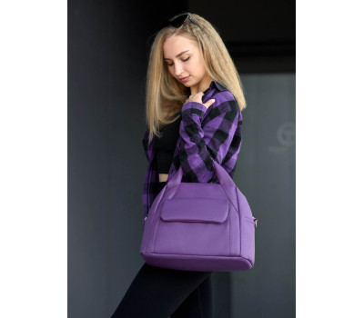 Жіноча спортивна сумка Sambag Vogue BKS фіолетова