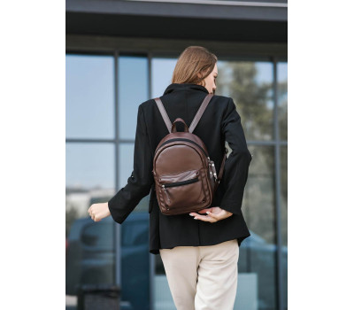 Женский Рюкзак Sambag Talari MSB шоколадный