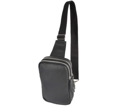 727 сумка шкіра чорна Lucherino