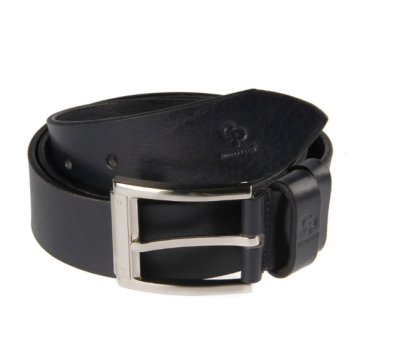 Шкіряний ремінь Vite GP Grande Pelle чорний 40 мм унісекс