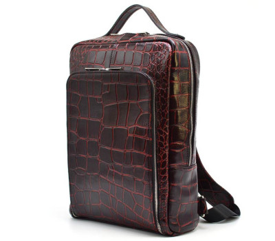 Кожаный рюкзак для ноутбука под рептилию REP1-1239-4lx TARWA