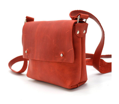 Жіноча невелика сумка через плече TARWA RR-8077-3md червона
