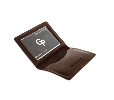 Обкладинка на права,тих паспорт, посвідчення Grande Pelle 211620 шоколад