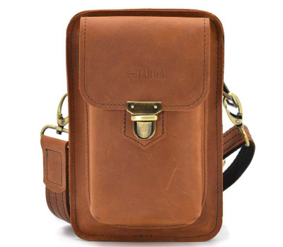 Сумка через плечо, напоясная сумка TARWA RB-0075 из кожи Crazy Horse