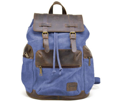 Міський рюкзак для ноутбука парусина та шкіра TARWA RKc-0010-4lx