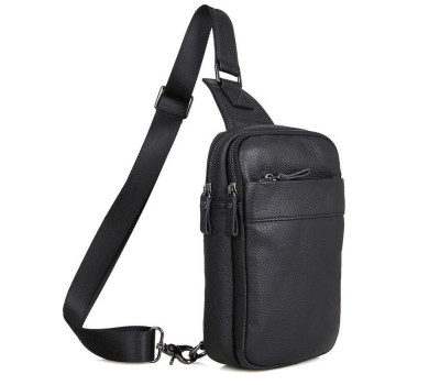 Шкіряний міні-рюкзак на одну шлею John McDee 4002А-1