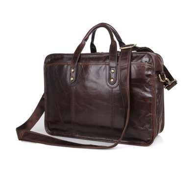 Практична сумка для чоловіків з натуральної шкіри бренду John McDee 7345C