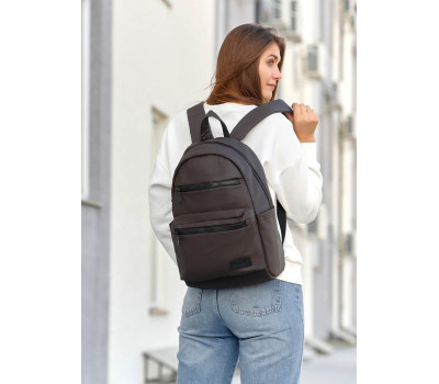 Женский рюкзак Sambag Zard LKT темно-коричневый