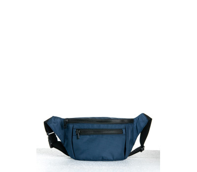 Сумка на пояс бананка Sambag Tirso  LCH Cиній  тканевий